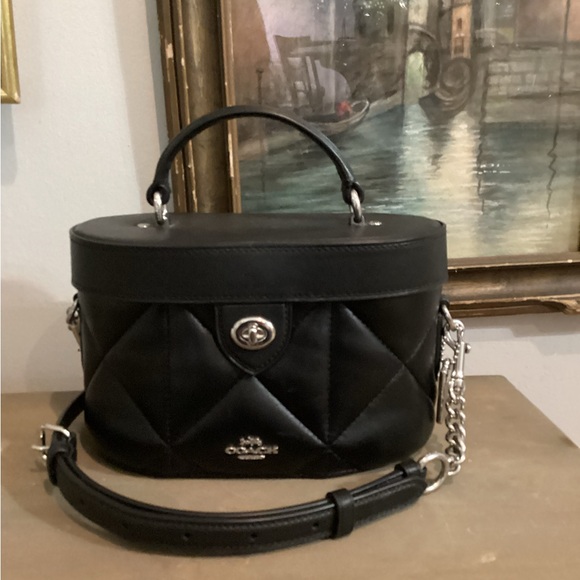 💎💎Coach Black Crossbody Puffy Diamond Crossbody Set! - Picture 2 of 9